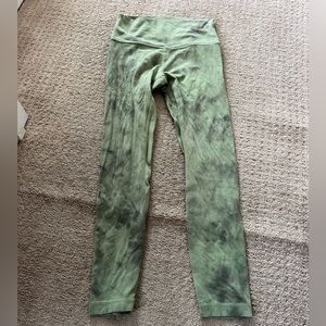 Green Diamond Dye Lululemon Align Leggings